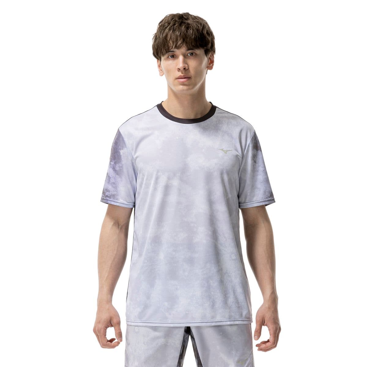 Camiseta de Corrida Mizuno Core Graphic Masculina GG Preto