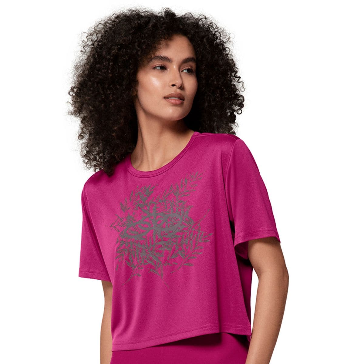 Camiseta Complemento Olympikus Feminina GG Rosa