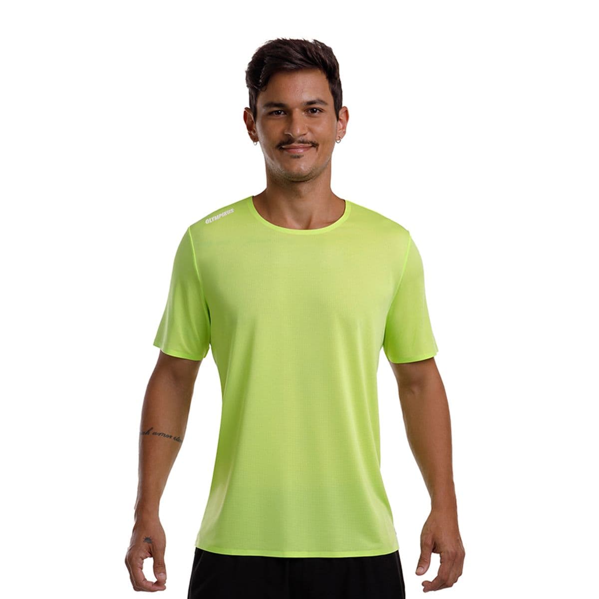 Camiseta Corre Olympikus Masculina PP Verde