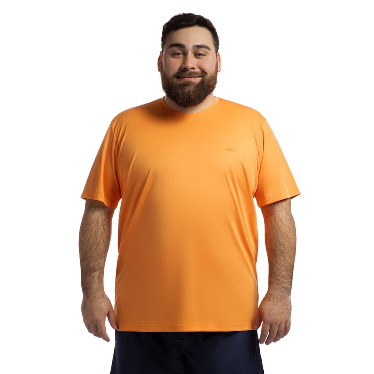 Camiseta Essential Olympikus Masculina Plus Size G2 Laranja
