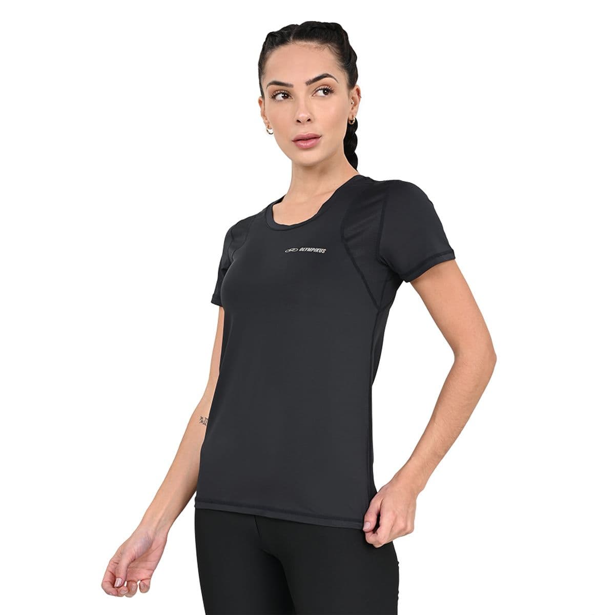 Camiseta com Recortes Olympikus Feminina P Preto