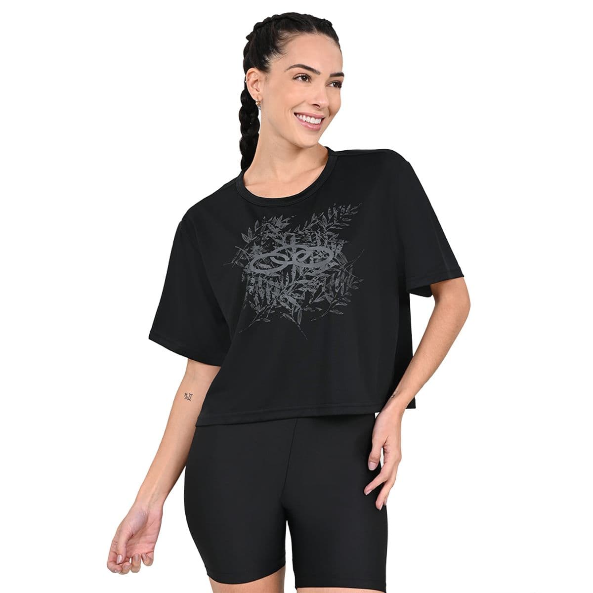 Camiseta Box Complemento Olympikus Feminina GG Preto