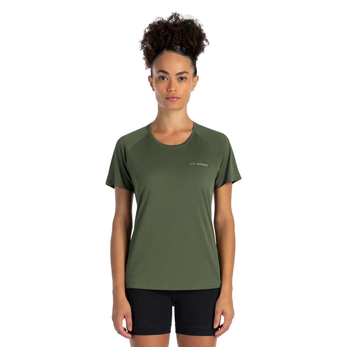 Camiseta Runner Manga Curta 2.0 Feminina M Verde