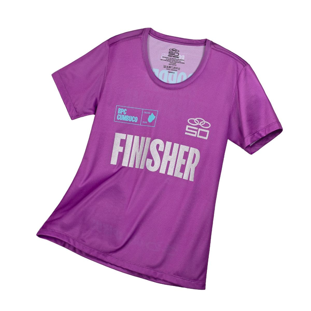 Camiseta Prova 50 Anos Feminina GG Roxo