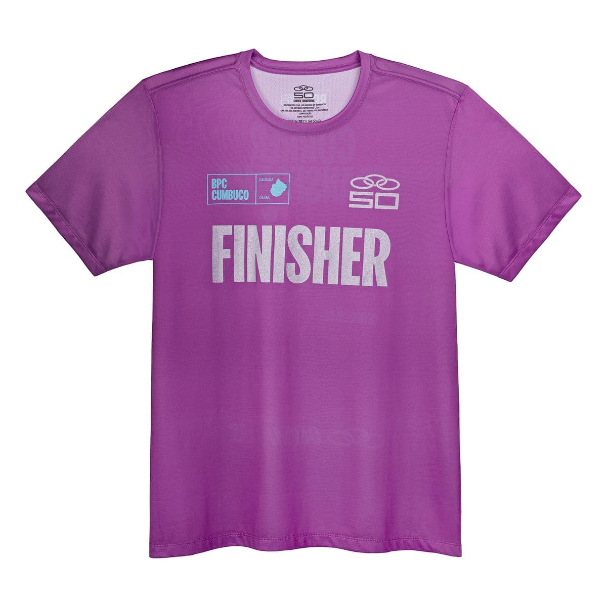 Camiseta Prova 50 Anos Masculina GG Roxo