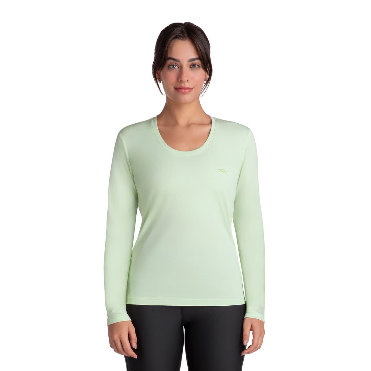 Camiseta Essential Manga Longa Olympikus G Verde