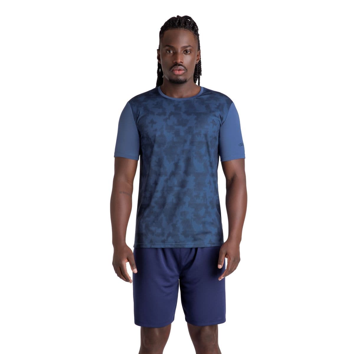 Camiseta Basic Estampada Olympikus P Azul