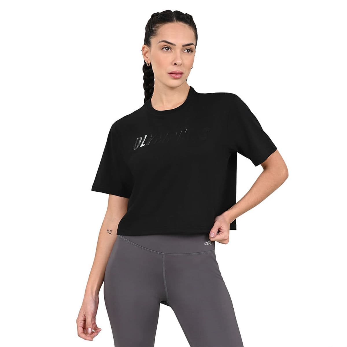 Camiseta Box Olympikus Feminina P Preto