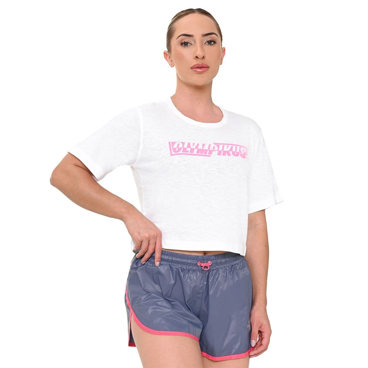 Camiseta Box Graphic Olympikus Feminina P Branco
