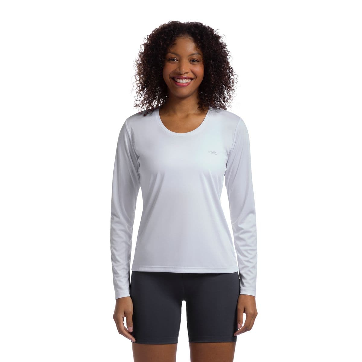 Camiseta Manga Longa Essential Olympikus Feminina P Branco