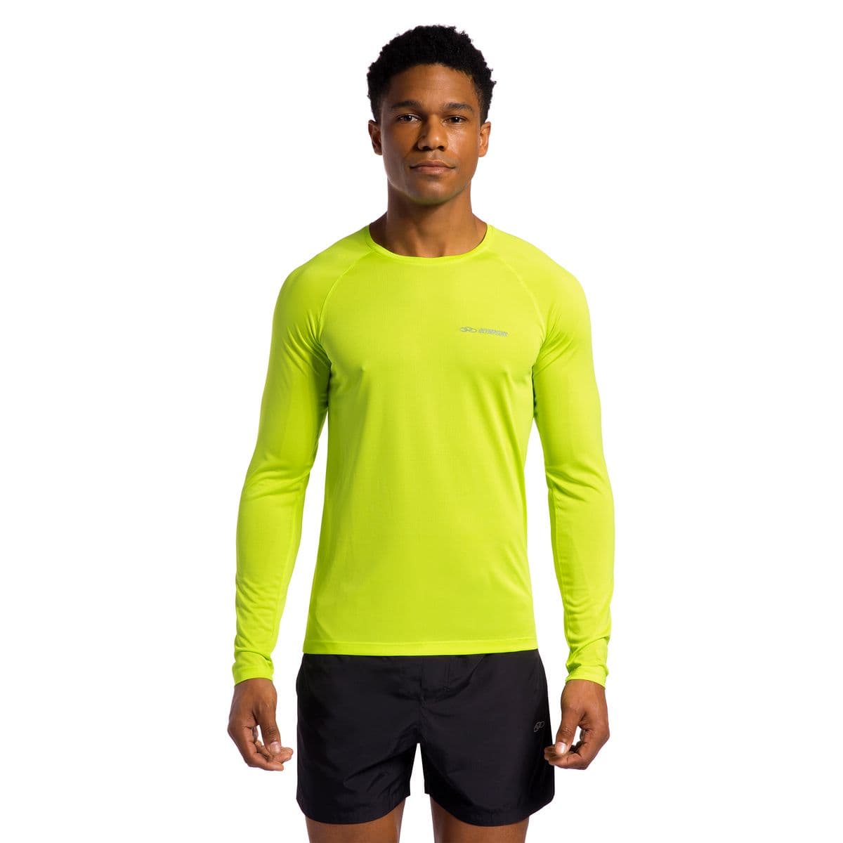 Camiseta Runner Manga Longa 2.0 Masculina G Amarelo