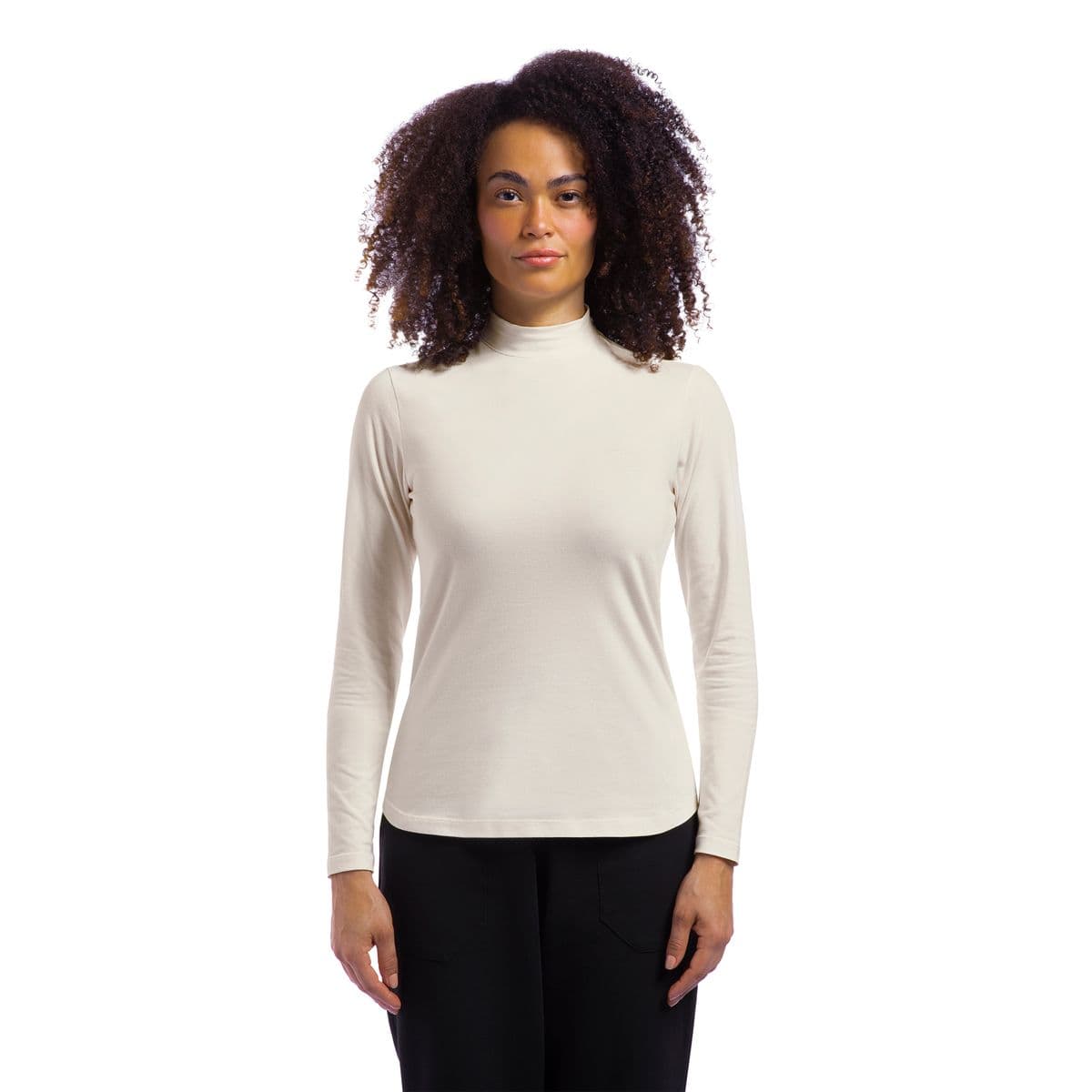 Camiseta Manga Longa Olympikus Comfy Gola Alta Feminina M Branco