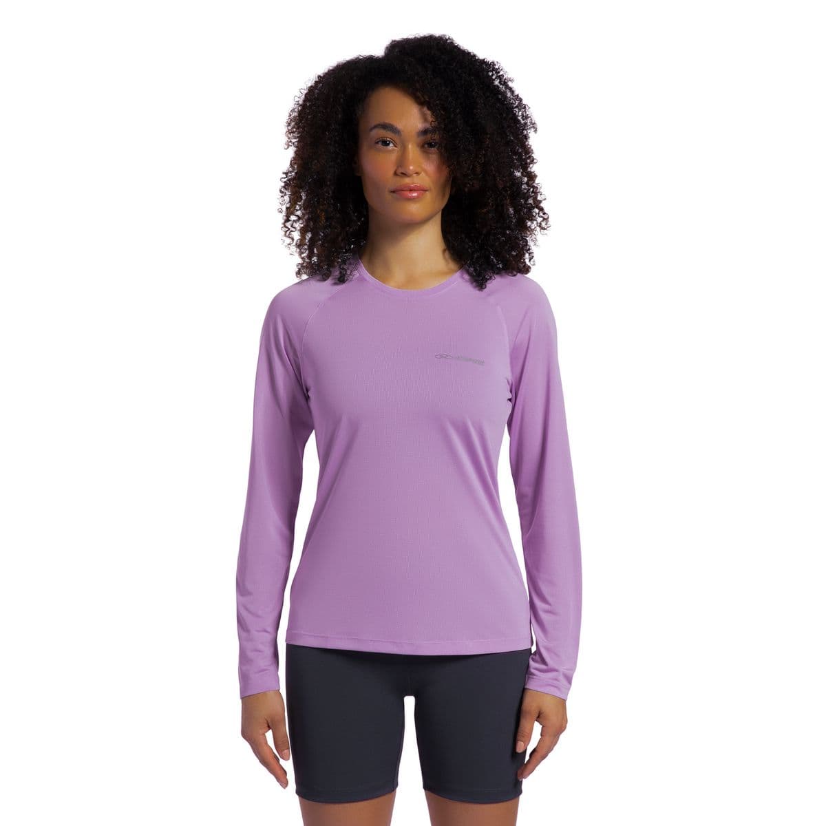 Camiseta Runner Manga Longa 2.0 Feminina G Roxo