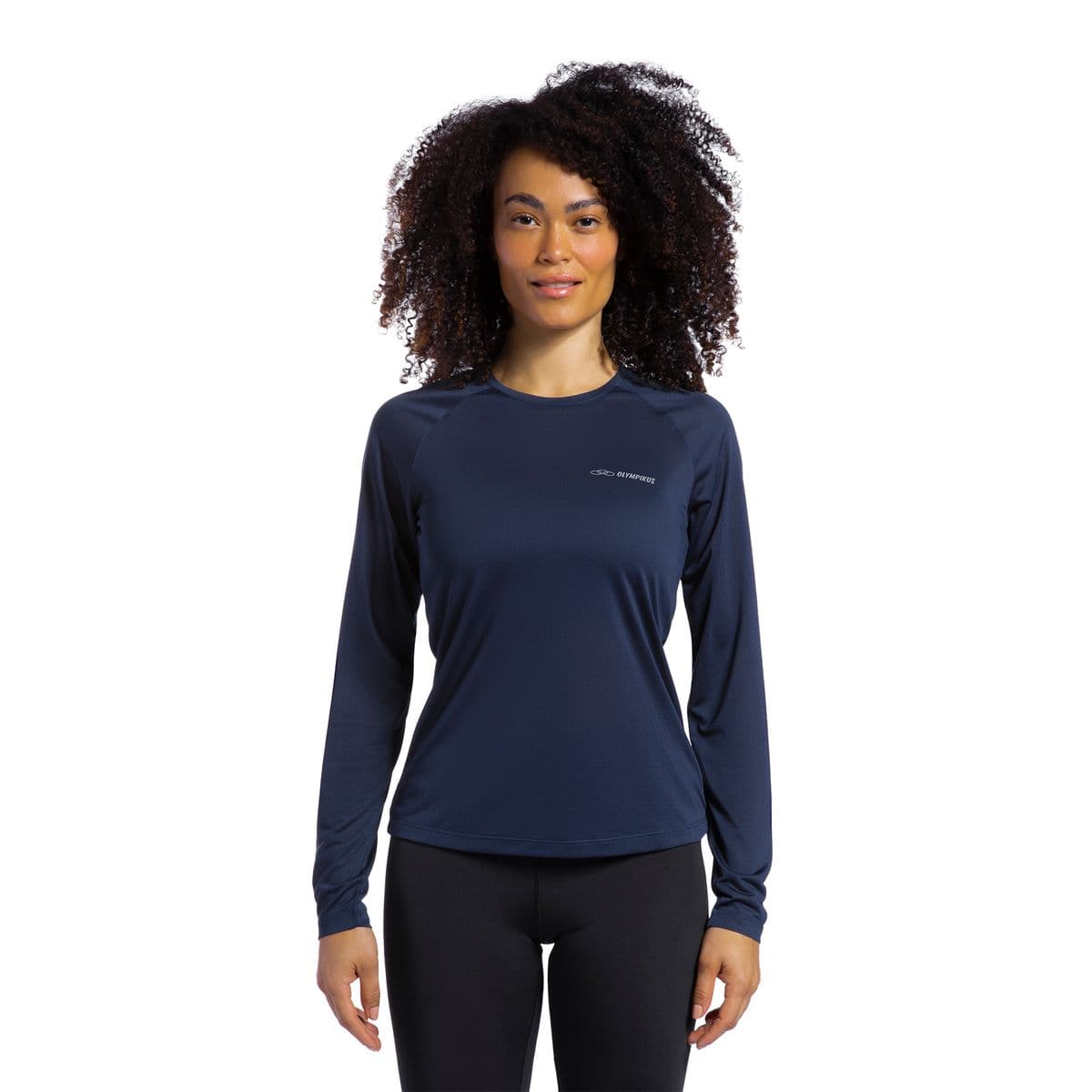 Camiseta Runner Manga Longa 2.0 Feminina G Azul