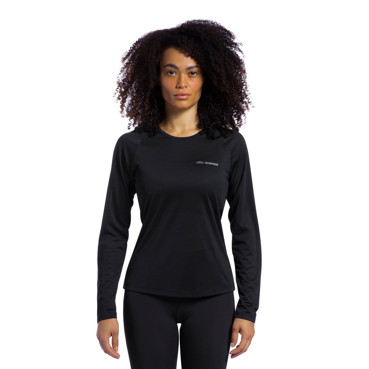 Camiseta Runner Manga Longa 2.0 Feminina M Preto