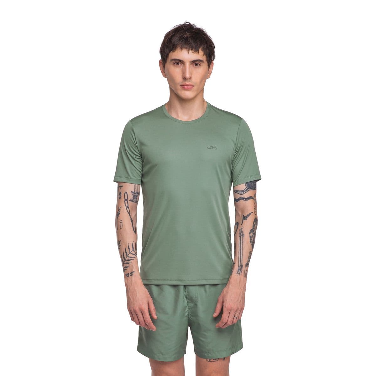 Camiseta Essential Manga Curta Olympikus M Verde