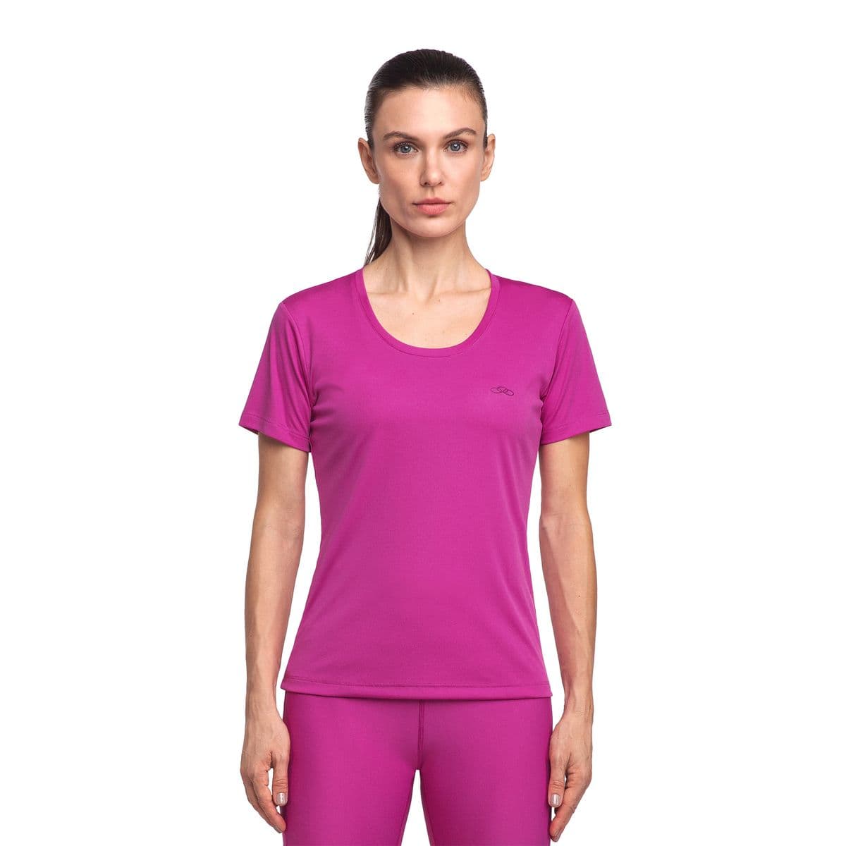 Camiseta Essential Manga Curta Olympikus P Roxo