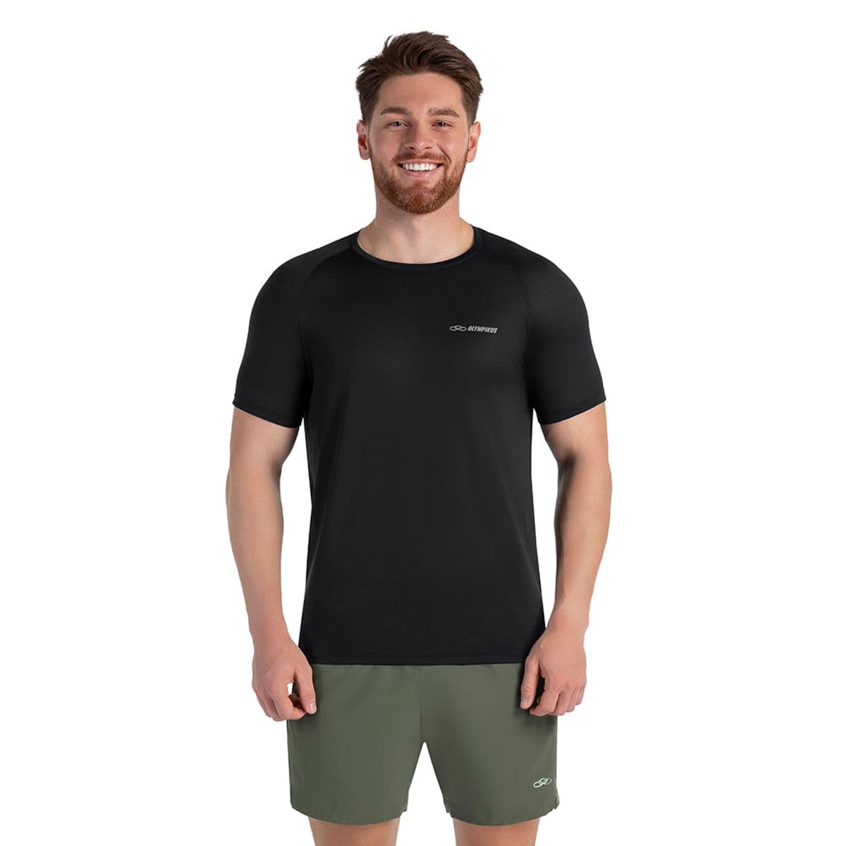 Camiseta Manga Curta Runner 2.0 Olympikus M Preto