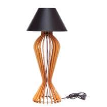 Abajur Luminária Mesa 53cm Mod. Diamante Luxo Quarto Sala - MEGAPLAST