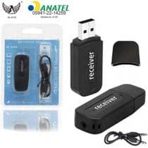 Adaptador Bluetooth Receptor de Áudio Usb com Conexão P2 - AL-A155 - Altomex