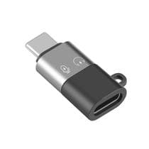 Adaptador OTG Lightning femea para USB tipo C macho iphone ipad 3.0 Microfone Carregamento - SANCAI