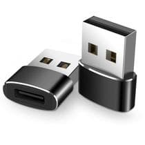 Adaptador Plug USB tipo C femea para USB tipo A comum macho 3.0 computador celular - SANCAI