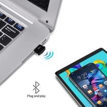 Adaptador Receptor Transmissor Bluetooth 5.0 Usb Dongle Plug And Play P/ Pc Note Linux Windows Som