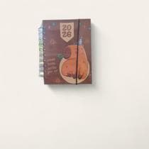 Agenda 2026 capa dura espiral capivara 168 folhas 15,2x11cm - - RIO MASTER