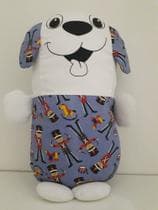 Almofada Infantil Divertida Petcão Azul Soldado - Kisoninho Baby - Rosa e Mari Arts