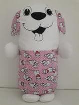 Almofada Infantil Divertida Petcão Rosa Gata - Kisoninho Baby - Rosa e Mari Arts