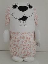 Almofada Infantil Divertida Petcão Rosa - Kisoninho Baby - Rosa e Mari Arts