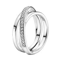 Anel Feminino De Prata Esterlina 925 Com Coração Branco Tamanho 6 7 8 9 Pedra Mãe Joias Elegantes - others