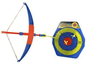 Arco E Flecha Jogo Brinquedo Infantil Medieval Tiro Certo Lançador De Dardos Elka