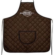 Avental Churrasco Mestre Churrasqueiro Grande Marrom - Recanto da Costura