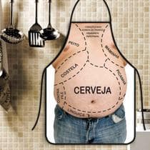 Avental Divertido E Personalizado: Barriga Churrasco - Recanto da Costura