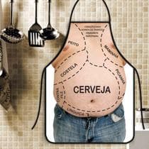 Avental Divertido E Personalizado: Barriga Churrasco - Recanto da Costura