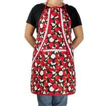 Avental Plastificado Cozinha Estampado Churrasco Bolso Lava Louça Roupa Tamanho GG - Recanto Da Costura