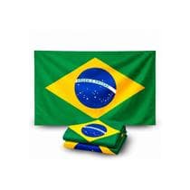 Bandeira Grande Do Brasil Em Tecido 63x95cm Copa Do Mundo - Pica-Pau