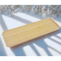 Bandeja de Bambu Ecológico 45 cm p Tábuas de Frios Gourmet Petíscos Lovely Vibe