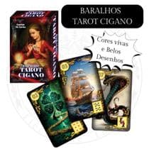 Baralho Tarot Cigano 36 Cartas com Manual iniciante em português - Baralhos Personalizados