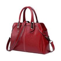 Bolsa De Ombro Feminina Em Couro Genuíno Com Alça Superior, Transversal, De Moda, Em Couro Bovino - AOLAILUDI