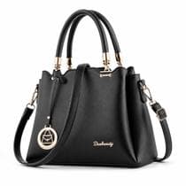 Bolsa Feminina Grande Transversal Tiracolo Alça De Mao Casual Trabalho Dia A Dia Igreja Viagem Bolsa Bau Estruturada Executiva - Carrken