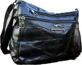 Bolsa Feminina Pequena De Ombro Transversal Tiracolo Hobo Tote Luxo Elegante Social Couro Pu Preta