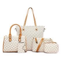 Bolsas e bolsas 2e-Youth Designer para mulheres (2-bege)
