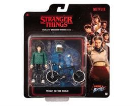 Boneco Stranger Things Mike Wheeler Com Bike 10cm - Candide