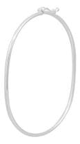 Bracelete Pulseira Feminina Lisa Em Prata 925 Legítima - Joiata
