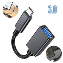 Cabo Adaptador OTG USB C Macho para USB Fêmea 3.0. - CABO TIPO C OTG USB 3.0