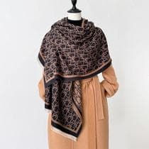 Cachecol De Inverno Feminino Em Cashmere Jacquard, Xale Grosso De Lã Pashmina Para Mulheres - IROJEFF