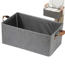 Caixa Organizadora Cesto Dobrável Guarda Roupa Closet Grande - Kadê