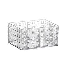 Caixa Organizadora Cesto Organizador Empilhável Acrilico 16x11,5x8cm Organizacao Armario Guarda Roupa Closet Banheiro Co - Paramount